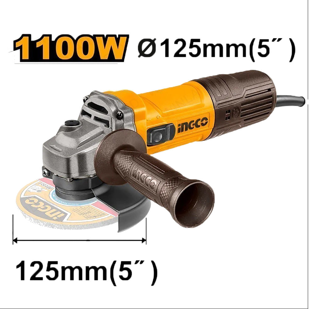 900 watts Angle Grinder 100mm(4") / 125mm(5") AG900283 / AG90028 / AG110028 ING-PT
