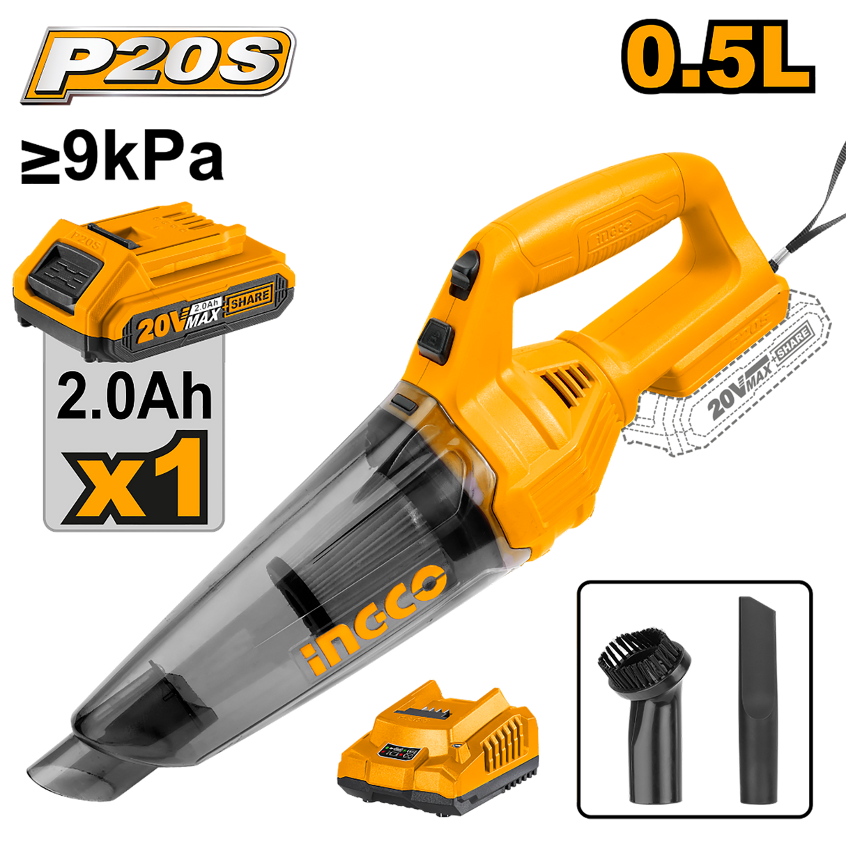 Cordless Lithium-Ion Vacuum Cleaner CVLI2001/CVLI2026/ CVLI20126 P20S ING-COR