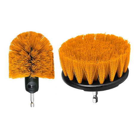 INGCO 2pcs Medium Bristle Brush Cleaning Set WCBM2335