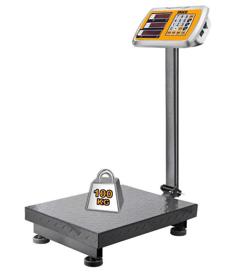 Ingco 100kg Rechargeable Weighing Scale HESA31003