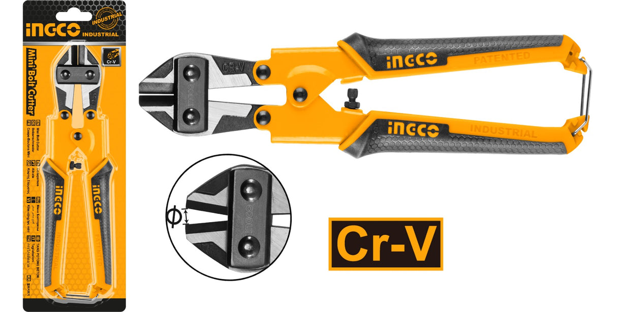 INGCO HMBC0808 mini bolt cutter 200mm 8 inch