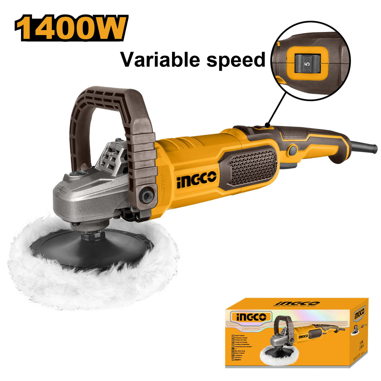 Ingco Polisher 1400W Power Tools AP140016P (IPT)