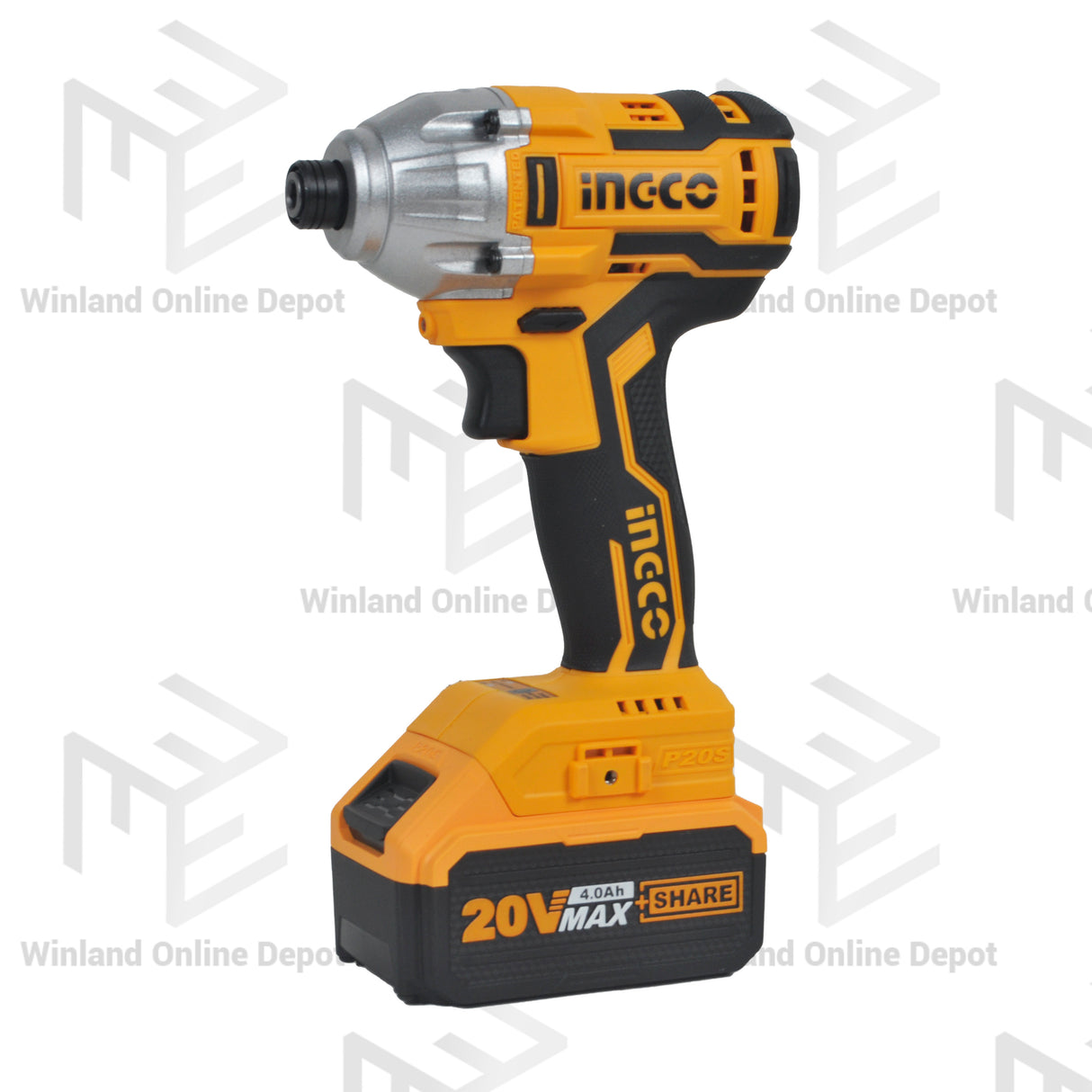 INGCO Lithium-Ion Cordless 4pcs Combo Kit Cordless Circular Saw Cordless Drill Cordless Impact Driver Cordless Jigsaw CKLI2010