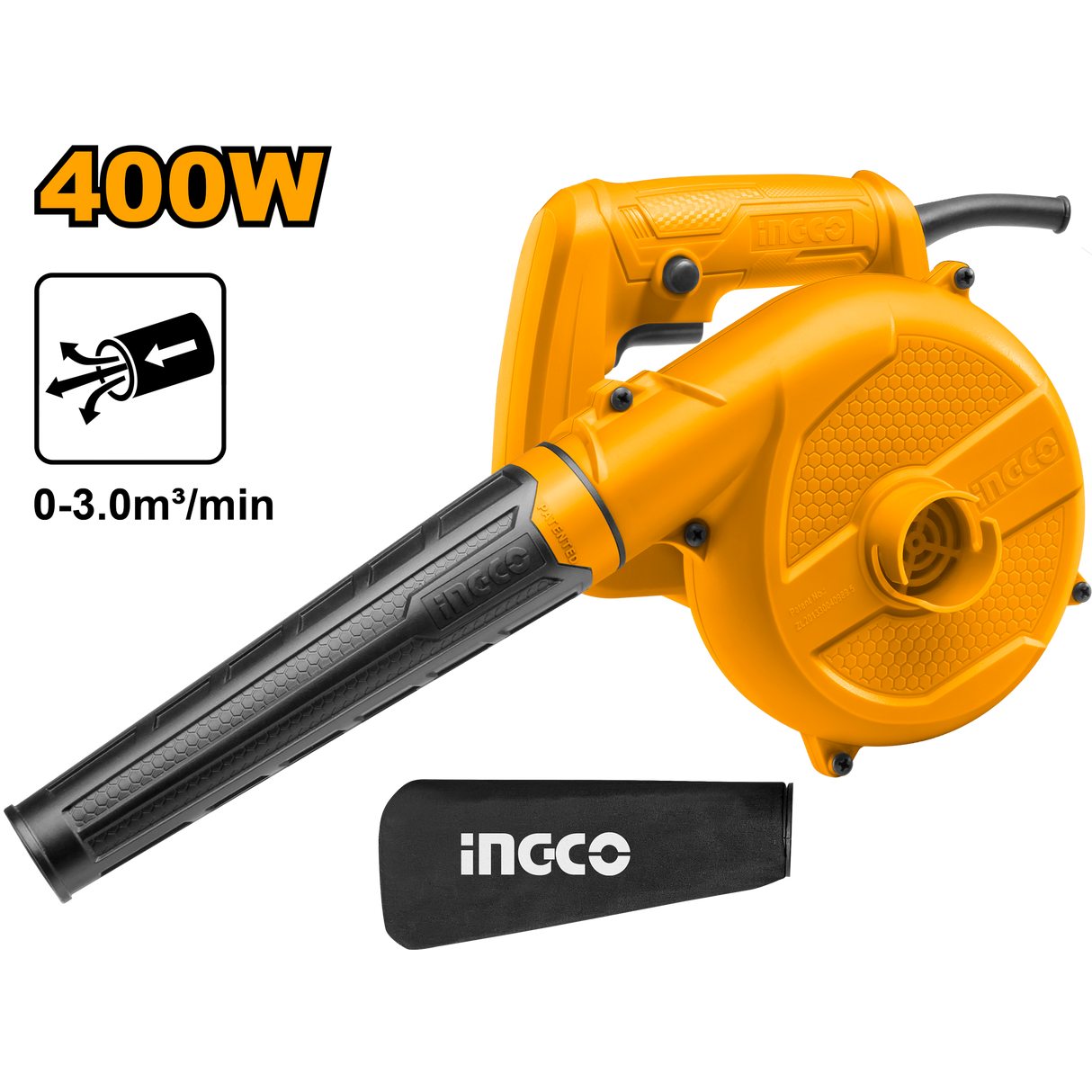 Ingco High Speed 2 in 1 Electric CPU Dog Blower + Vacuum Dust Cleaner ING-PT
