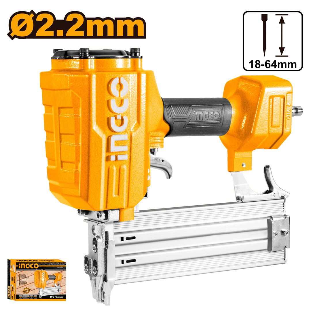INGCO ACN18641 air concrete nailer 18–64mm Ø2.2mm