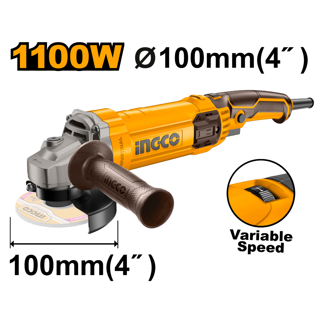Angle Grinder VS 1100W AG11003857 ING-PT