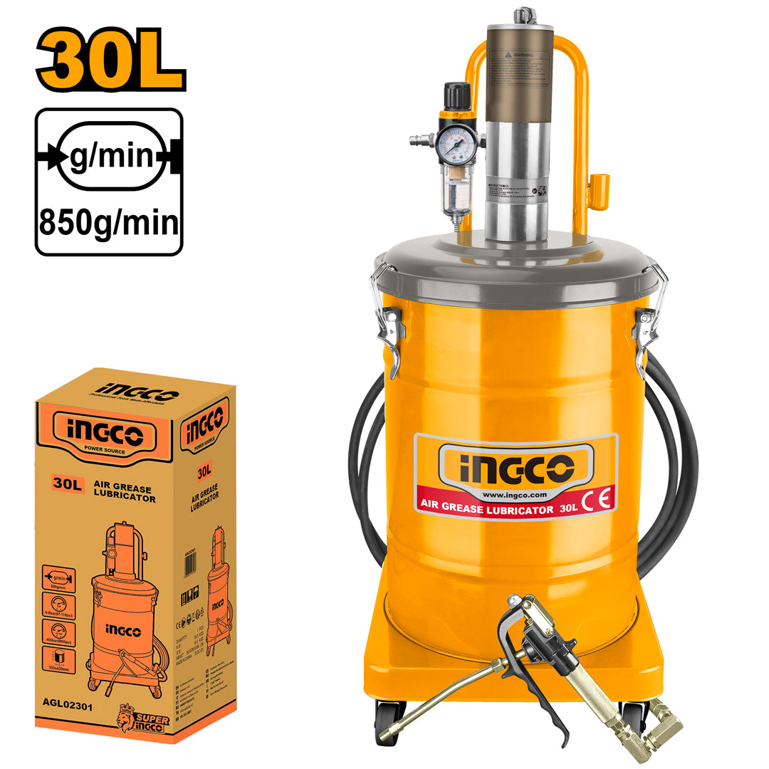 INGCO AGL02301 air grease lubricator 30L