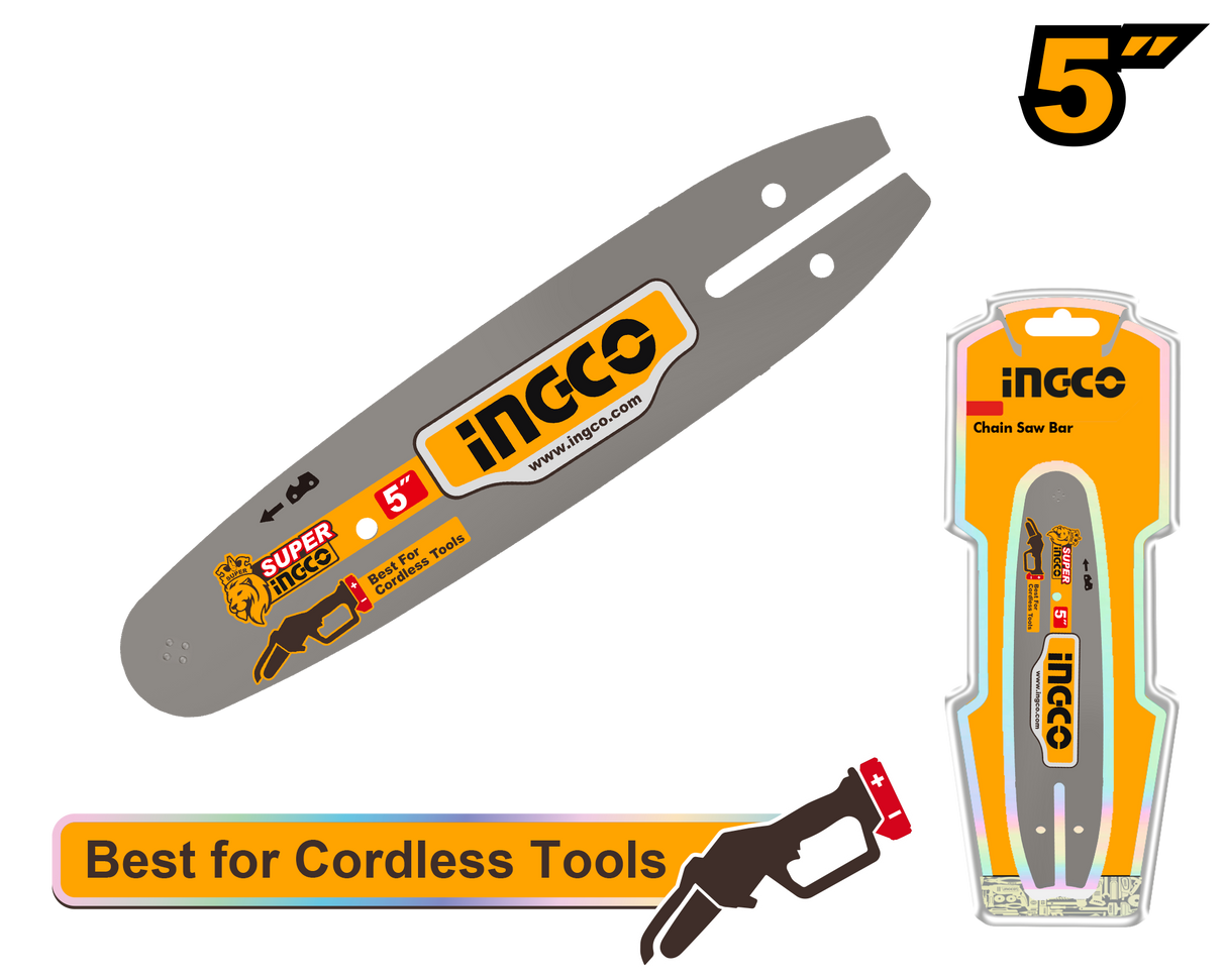 5inches Chain Saw Bar Suitable for Pruner Saw Bar AGSB50501 ING-AC