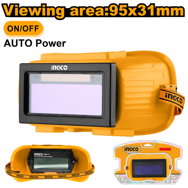 INGCO AHM112 auto darkening welding mask goggles