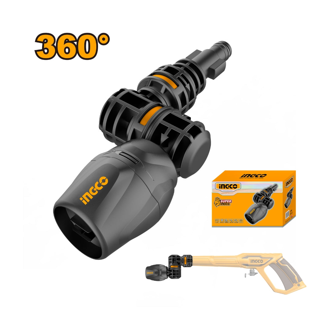 Ingco 360° Integrated Rotary Nozzle Suitable for High Pressure Washer AMSG360 ING-HT