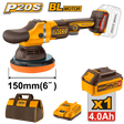 INGCO P20S 20V Brushless Cordless Polisher with Lithium-Ion Motor