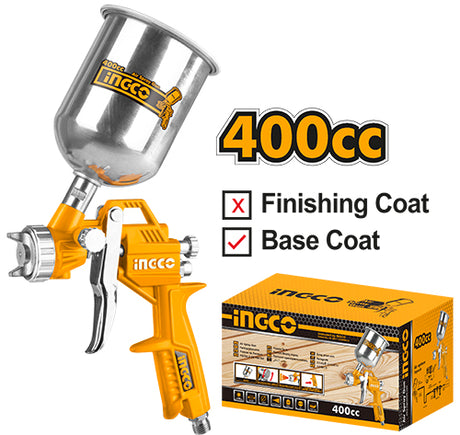 INGCO ASG4041 gravity air spray gun 400cc