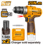 INGCO Lithium-Ion Cordless Drill 12V with USB-C CDLI12202