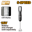 INGCO 16V M16 100W cordless hand blender (with CHB048K)