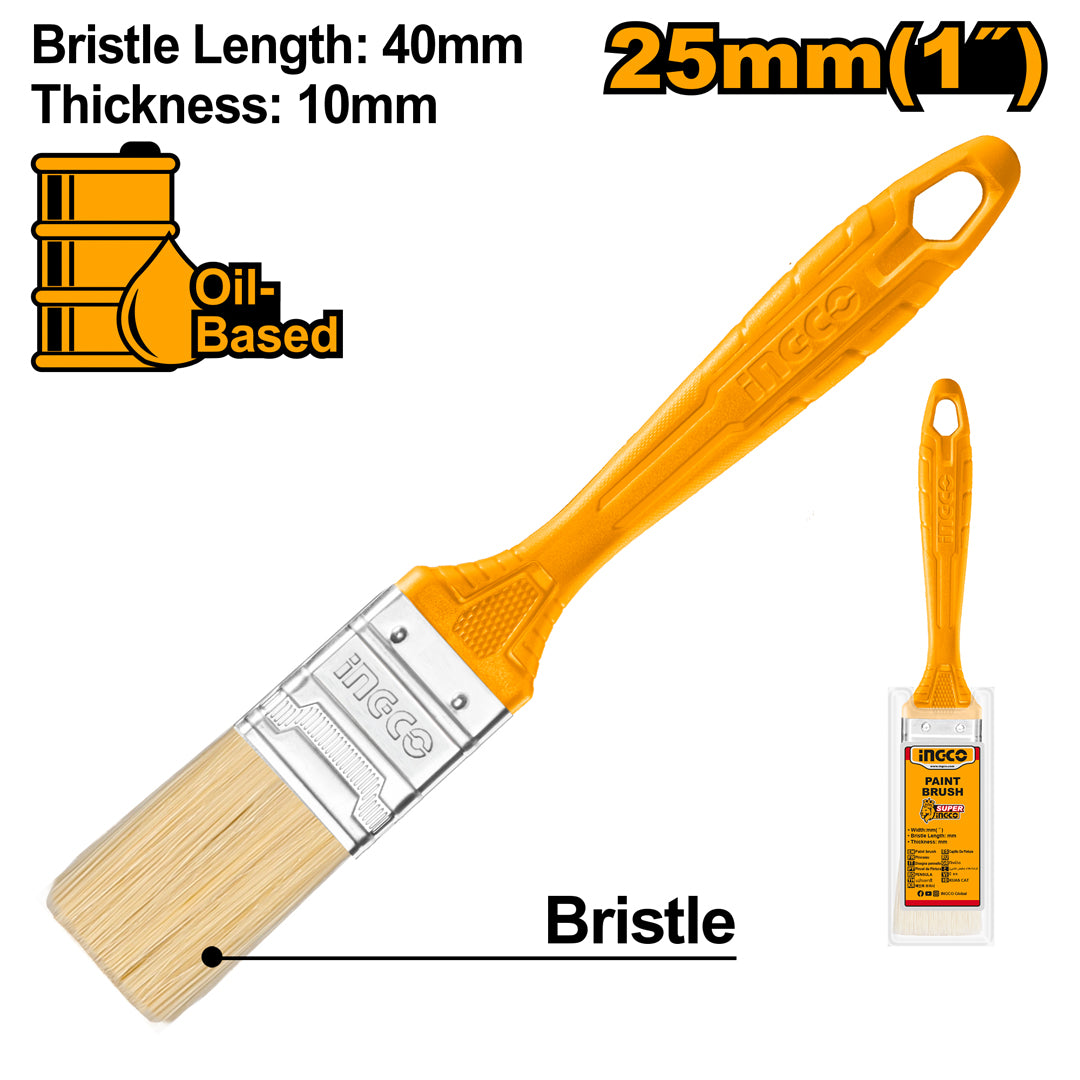 INGCO Paint Brush for Oil-Based Paint – Multiple Sizes