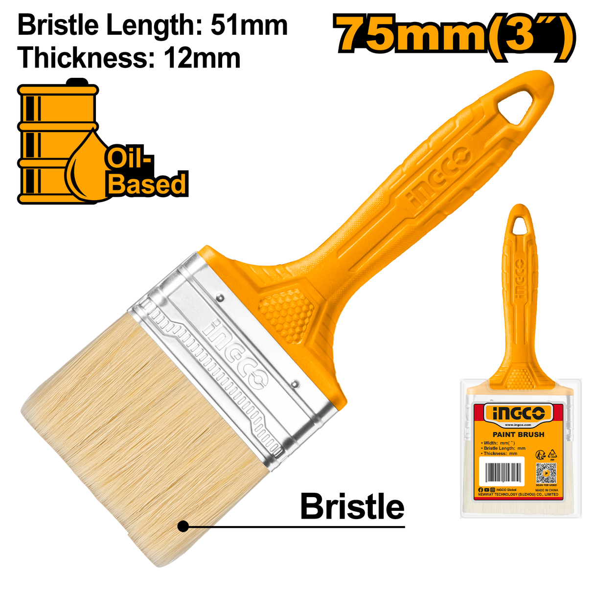High Quality Paint Brush For Oil Based ING-CT