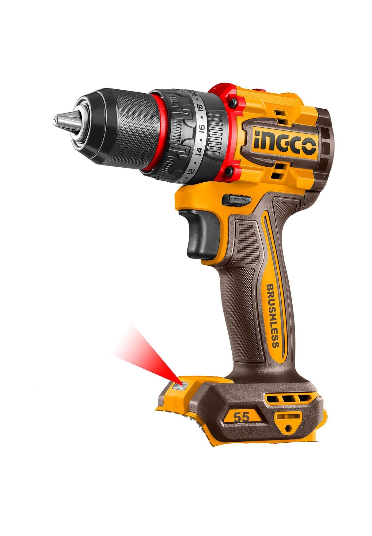 P20S/20V Lithium-Ion Compact Brushless Cordless Impact Drill CIDLI205581 ING-COR