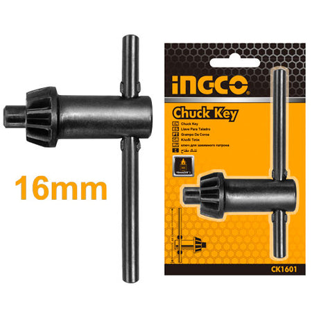 INGCO chuck key for 16mm drill chuck tightening and loosening