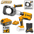 Ingco 20V cordless hydraulic cable cutter lithium-ion