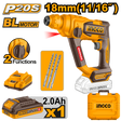 INGCO P20S 20V 18mm brushless cordless rotary hammer drill