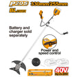 Ingco 20V/40V cordless grass trimmer brushless motor