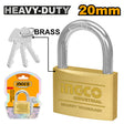 INGCO Heavy Duty Brass Padlock 20mm