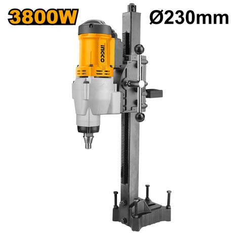 INGCO Diamond Drilling Machine 3800W with Drilling Stand – DDM38001