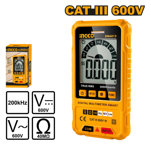 INGCO DM6012 smart digital multimeter tester