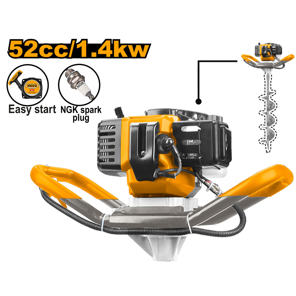 INGCO Earth Auger – Heavy Duty Soil Drill