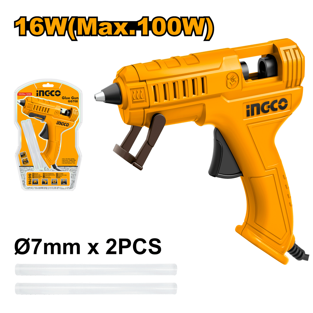 Industrial Grade Glue Gun 100W GG148/GG708 ING-PT