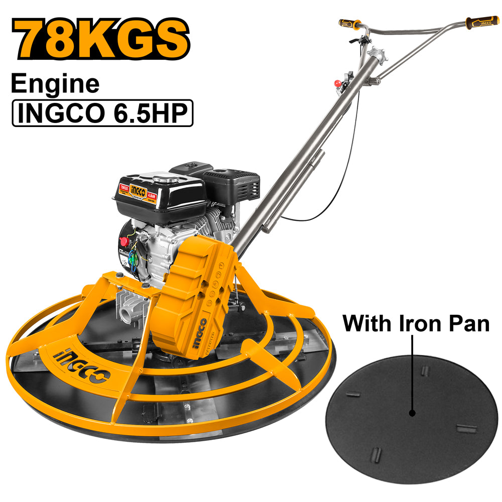 INGCO GPT361-2 gasoline power trowel 5.5HP engine