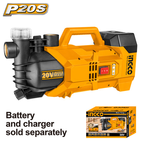 INGCO 20V lithium-ion cordless water pump