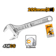 Ingco adjustable wrench, heavy-duty steel hand tool