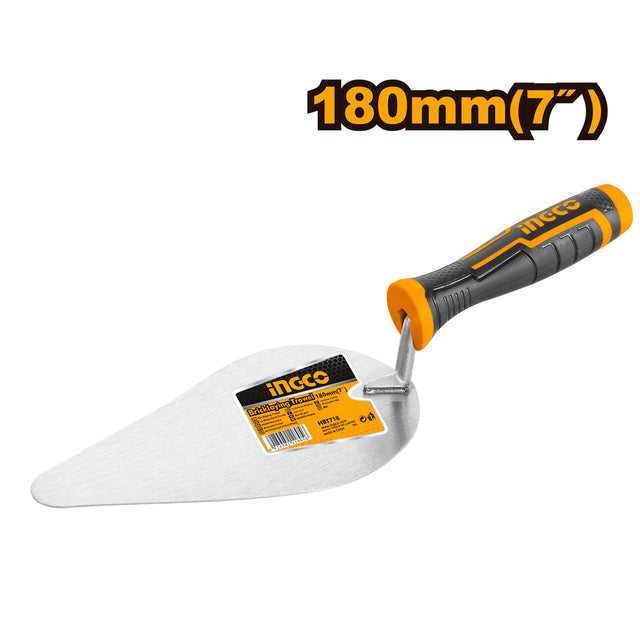 Ingco bricklaying trowel, professional masonry hand tool