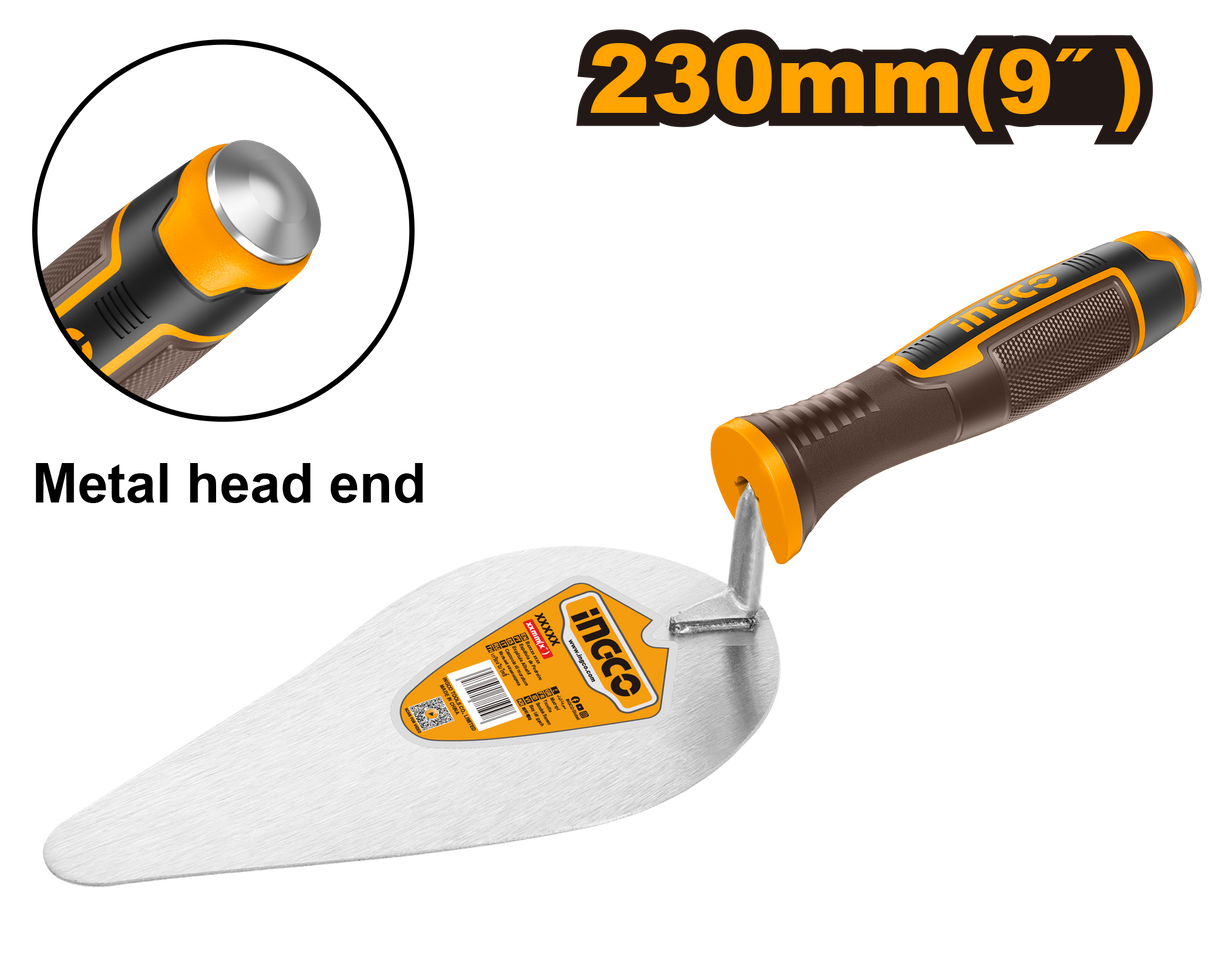 INGCO 7-Inch Round Bricklaying Trowel 180mm