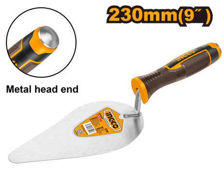 INGCO 7-Inch Round Bricklaying Trowel 180mm