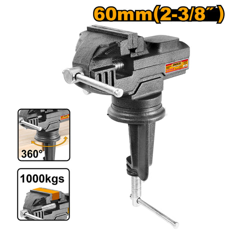 INGCO HBV082 bench vise with anvil 60mm