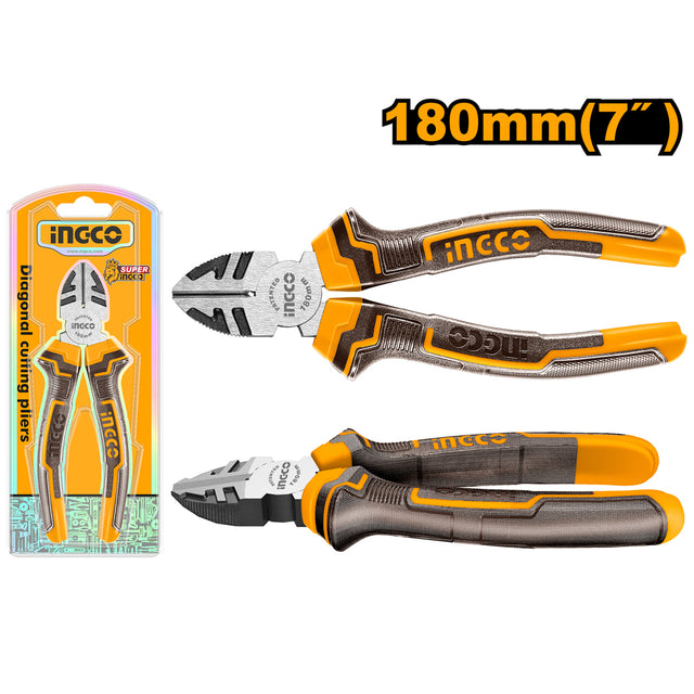 INGCO HDCP08188 anti-rust diagonal cutting pliers 7 inch