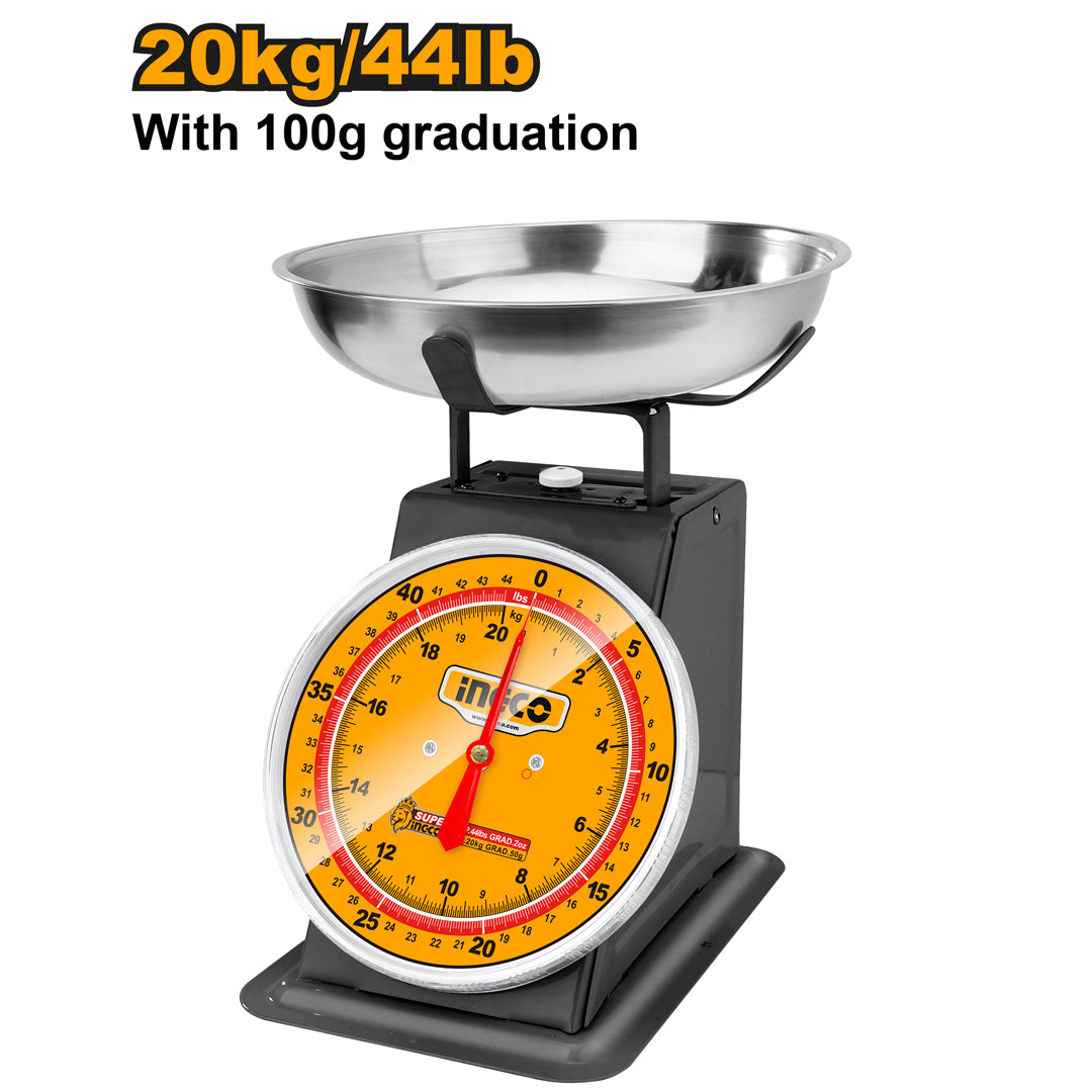 INGCO HESA3203 spring table weighing scale 20kg