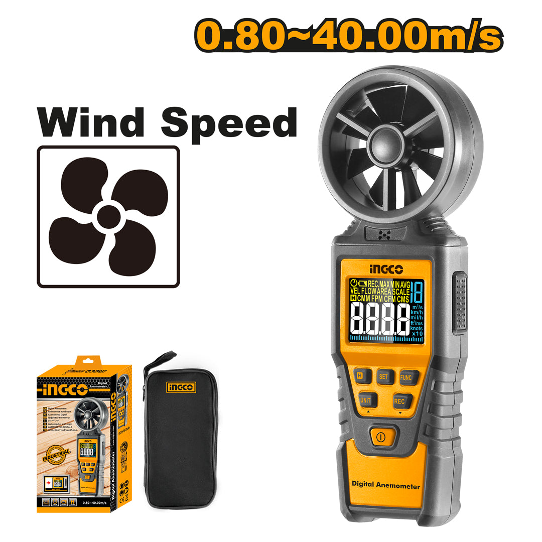 INGCO HETAN01 digital anemometer wind speed meter