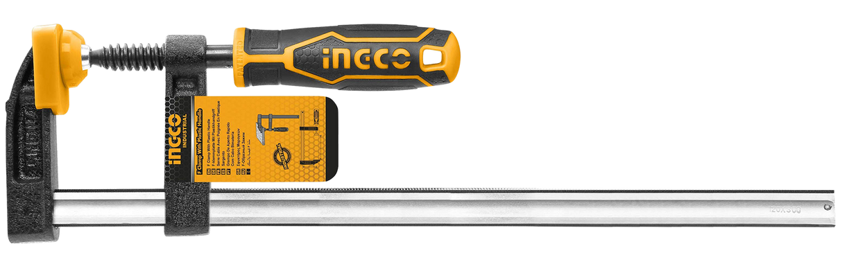 F-Clamp with Rubber Handle HFC020503 ING-HT