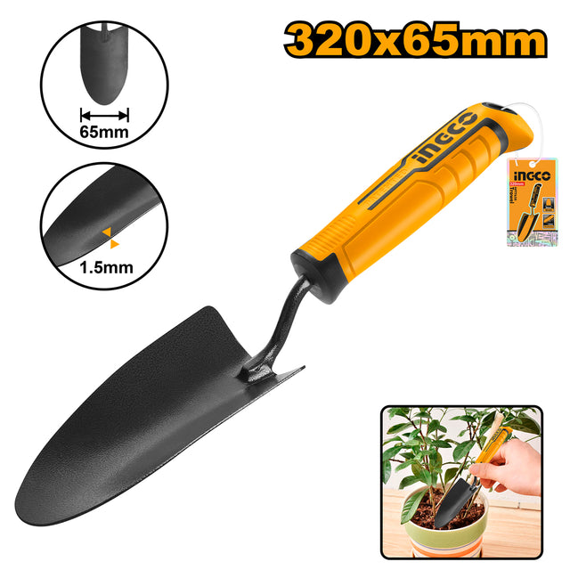 Ingco gardening trowel transplanting soil hand tool