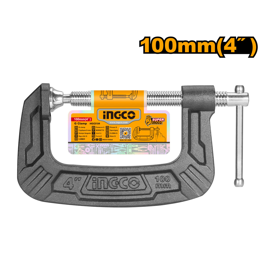 INGCO HGC0104 G-clamp cast iron 100mm