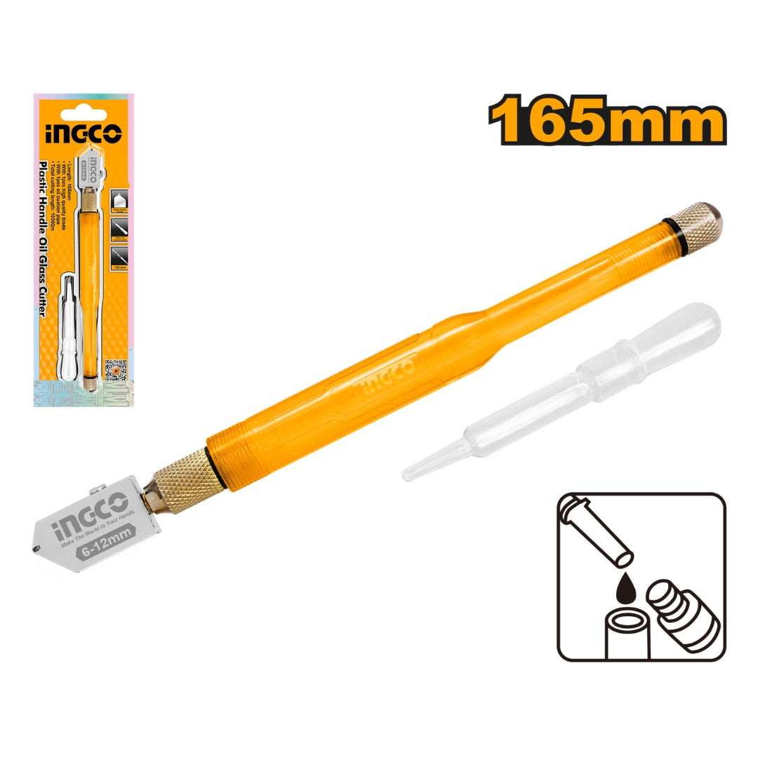 Diamond Blade Oil Glass Cutter 165mm HGCT05 ING-HT