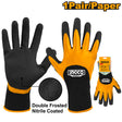 INGCO XL nitrile-coated safety gloves, touchscreen compatible