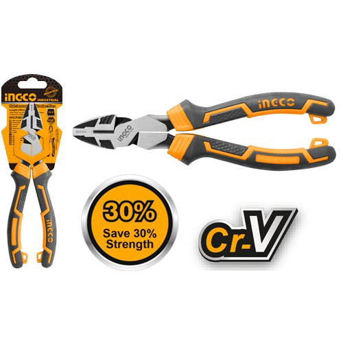 INGCO HHCP28240 high leverage combination pliers 9.5 inch