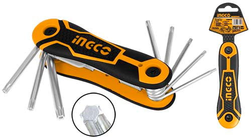 Ingco torx key pocket set portable CR-V hand tool