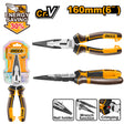 INGCO HHLNP28160 high leverage long nose pliers 6 inch