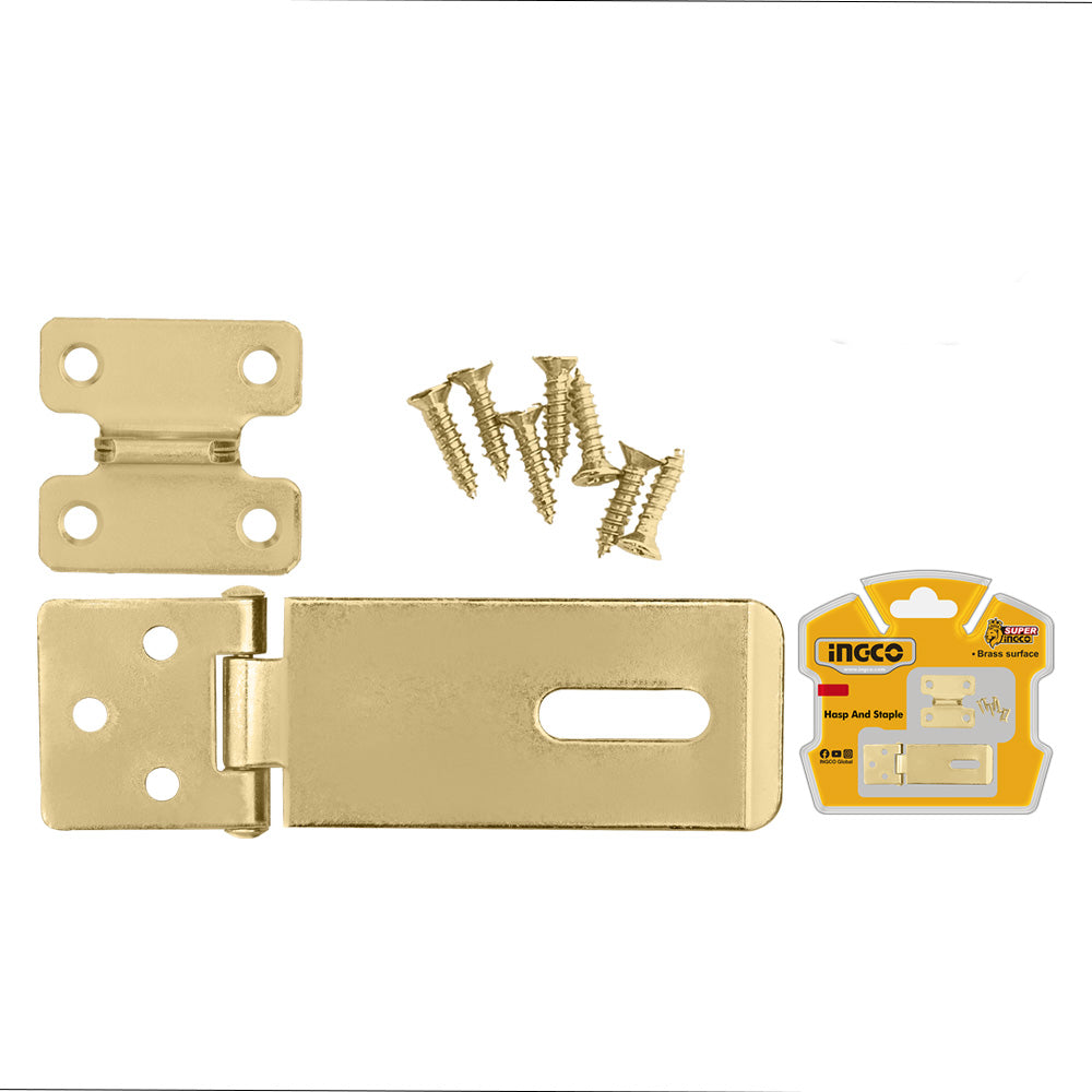 Door Hasp Lock and Staple Size:1.5" Thickness: 20mm * 1.1mm HHS1015 ING-AC