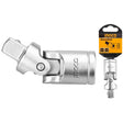 INGCO 1/2" Universal Joint Socket Wrench – Flexible Adapter